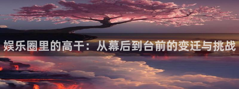 聚彩体育注册代理：娱乐圈里的高干：从幕后到台前的变迁与挑战